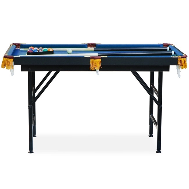 RACK Leo 4-Foot Folding Billiard/Pool Table (Blue) | RACK Pool Tables