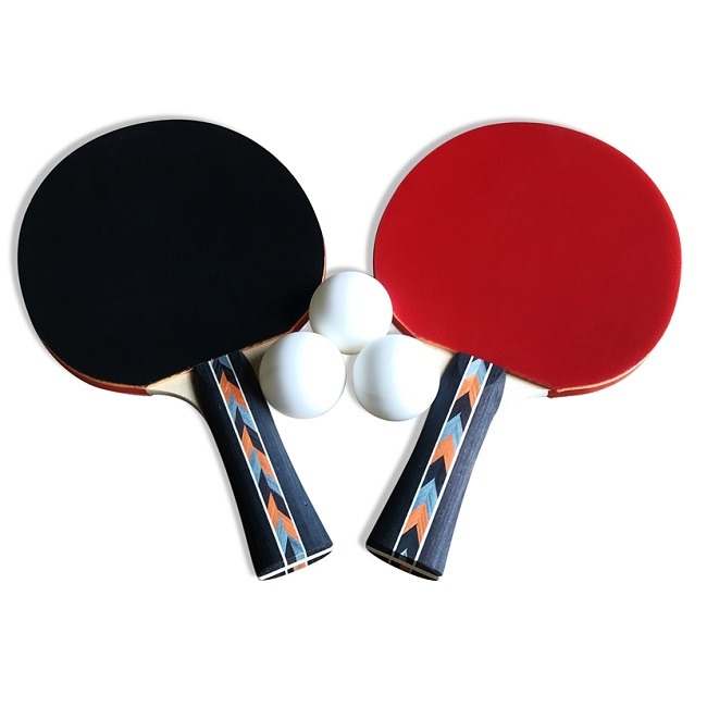 Table Tennis Racket And Ball Set (4 Rackets And 8 Balls), Table