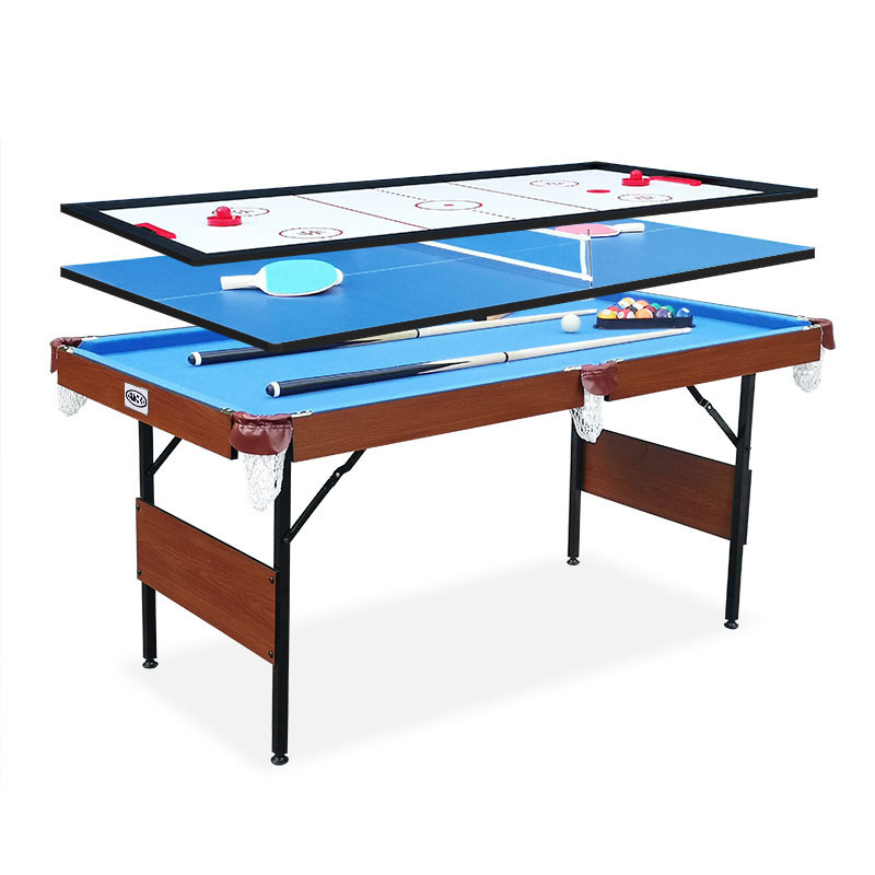 RACK Scorpius 7-Foot Multi Game Billiard/Pool with Table Tennis (Red)